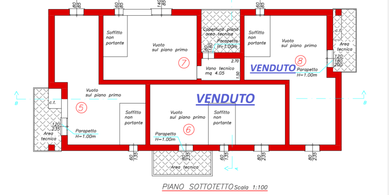 Lotto 17- 4 Nuova Planimetria Piano Sottotetto